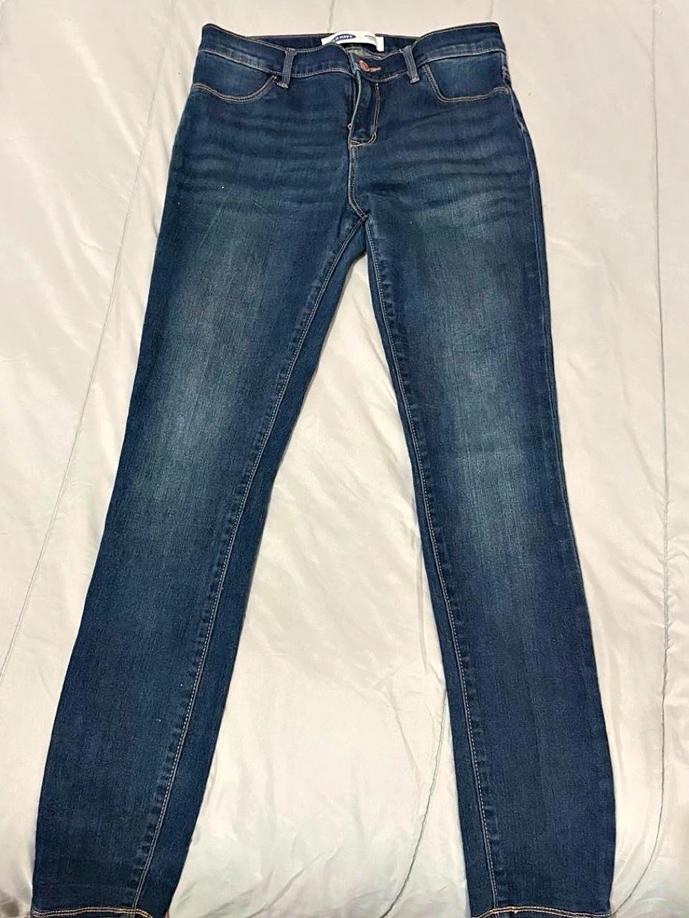 Old Navy Rockstar Jeggings Blue Skinny Jeans Waist 16